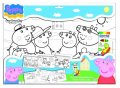 neuveden: Velké plakátové omalovánky Prasátko Peppa + fixy