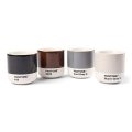 neuveden: Pantone Hrnek Macchiato - Warm Gray, Cool Gray, Brown, Black (set 4 ks)