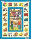 neuveden: Puzzle MAXI - Přiřaď k sobě - hračky/35 dílků