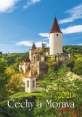 neuveden: Kalendář 2021 - Čechy a Morava, nástěnný