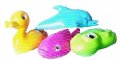 neuveden: Plavací sada Zvířátka do vany plastová 4ks
