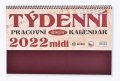 neuveden: Kalendář 2022 Pracovní RETRO MIDI - stolní, týdenní