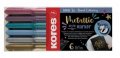 neuveden: Kores Metallic Style Sada popisovačů se štětcovým hrotem 6 ks