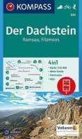 neuveden: Der Dachstein, Ramsau, Filzmoos 1:25 000 / turistická mapa KOMPASS 031