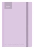 -: Blok A5, 100l, 80g, linkovaný - Pastel Violet s gumou