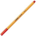neuveden: Popisovač STABILO point liner 88 červený světle