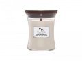 neuveden: WoodWick Tonka & Almond Milk svíčka váza 275g