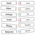 Rubínová Jitka: Abeceda - kartičky se slovy