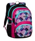 neuveden: Bagmaster Městský batoh THEORY 20 A PINK/TURQUOISE/WHITE