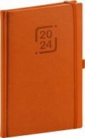 neuveden: Diář 2024: Catanella - oranžový, týdenní, 15 × 21 cm