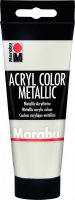 neuveden: Marabu Acryl Color akrylová barva - bílá metalická 100 ml