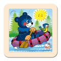 neuveden: Baribal na člunu - puzzle