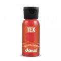 neuveden: DARWI TEX barva na textil - Rumělková červená 50 ml