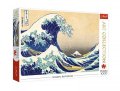 neuveden: Trefl Puzzle Kacušika Hokusai - Velká vlna u pobřeží Kanagawy / 1000 dílků