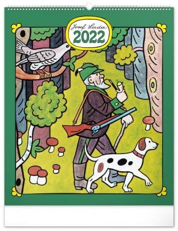 neuveden: Kalendář 2022 nástěnný: Josef Lada – Řemesla, 48 × 56 cm