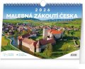 neuveden: Kalendář 2026 stolní: Malebná zákoutí Česka s extra velkým kalendáriem, 30 