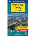 neuveden: 1: 50T (80)-Vizovické vrchy (turistická mapa)