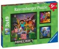 neuveden: Ravensburger Puzzle - Minecraft Biomes 3x49 dílků