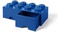 neuveden: Úložný box LEGO s šuplíky 8 - modrý