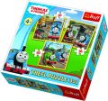 neuveden: Trefl Puzzle Mašinka Tomáš - Do akce! 3v1 (20,36,50 dílků)