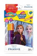 neuveden: Colorino Disney Frozen - oboustranné pastelky trojhranné 24 barev
