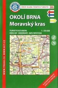neuveden: Okolí Brna, Moravský kras /KČT 86 1:50T Turistická mapa