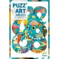 neuveden: DJECO Puzzle Octopus - 350 pcs