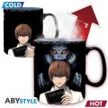 neuveden: Death Note Měnící keramický hrnek 460 ml - Kira & L