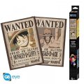 neuveden: One Piece Set plakátů - Wanted Luffy & Ace 2 ks