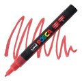 neuveden: Posca akrylový popisovač PC-3ML, 0,9 - 1,3 mm, třpytivě červená (tenký kula
