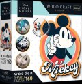 neuveden: Puzzle Wood Craft Origin Mickey Mouse Retro 160 dílků