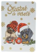 neuveden: Vánoční zápisník A5 - Šťastné a Veselé