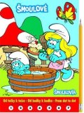 neuveden: Šmoulové Omalovánky - Od tečky k tečce + grafitová tužka s gumou