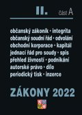 kolektiv autorů: Zákony 2022 II/A Občanský zákoník - Obchodní korporace, Občanský soudní řád