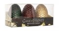 neuveden: Set svíček Game of Thrones - 3 dračí vejce