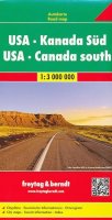 neuveden: AK 214 USA - jižní Kanada 1:3 000 000 / automapa