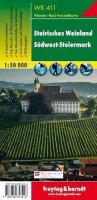 neuveden: WK 411 Steirisches Weinland 1:50 000 / turistická mapa
