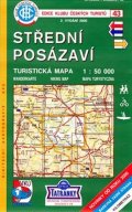 neuveden: Střední Posázaví - Turistická mapa - edice Klub českých turistů 43