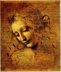 neuveden: Leonardo da Vinci: Tvář mladé dívky - Puzzle/1000 dílků