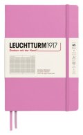 : Zápisník Leuchtturm1917 A5 tvrdé desky Bubblegum čtverečkovaný