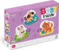neuveden: Baby puzzle Domácí mazlíčci 3v1 (2,3,4 dílků)