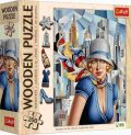 neuveden: Dřevěné puzzle Art: Catherine Abel - Léto ve městě 200 dílků