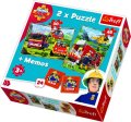 neuveden: Trefl Puzzle Požárník Sam / 30+48 dílků+pexeso