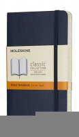 neuveden: Zápisník Moleskine - měkké desky, S, linkovaný - modrý