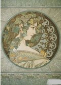 neuveden: Pohled Alfons Mucha – Ivy, krátký