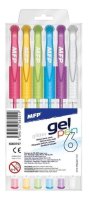 neuveden: Gelové pero GLITTER - set 6 ks