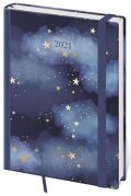 neuveden: Diář 2021: Vario Night, A5 týdenní, 145x205, s gumičkou