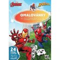 neuveden: Marvel - Omalovánky A4 se samolepkami
