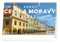 : Kalendář 2027 stolní: Krásy Čech a Moravy, 23,1 x 14,5 cm