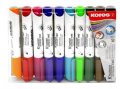 neuveden: Kores popisovač K-MARKER na bílé tabule, zkosený hrot 3-5 mm, mix 10 barev